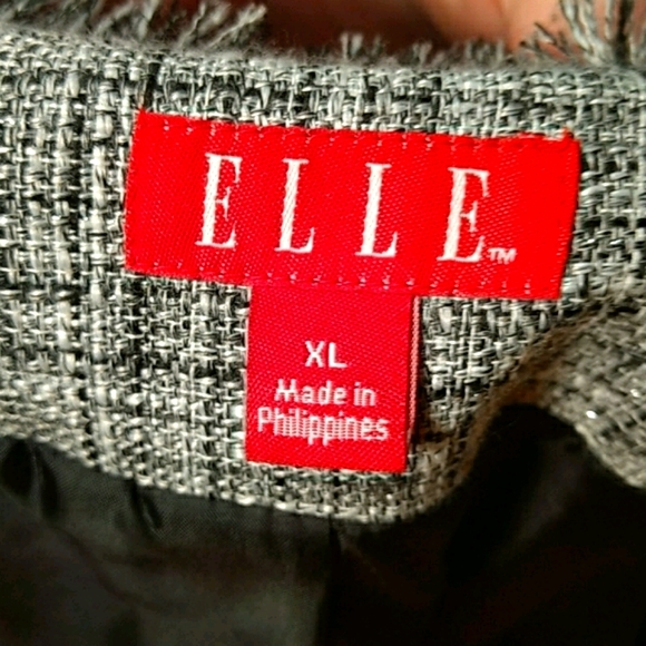 Elle Gray Black Shimmer Suit Jacket - Picture 6 of 6